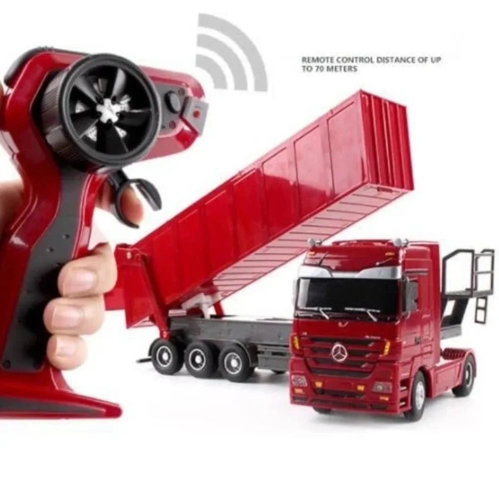 1/24 RC SEMI TRUCK WITH DUMP TRAILER
